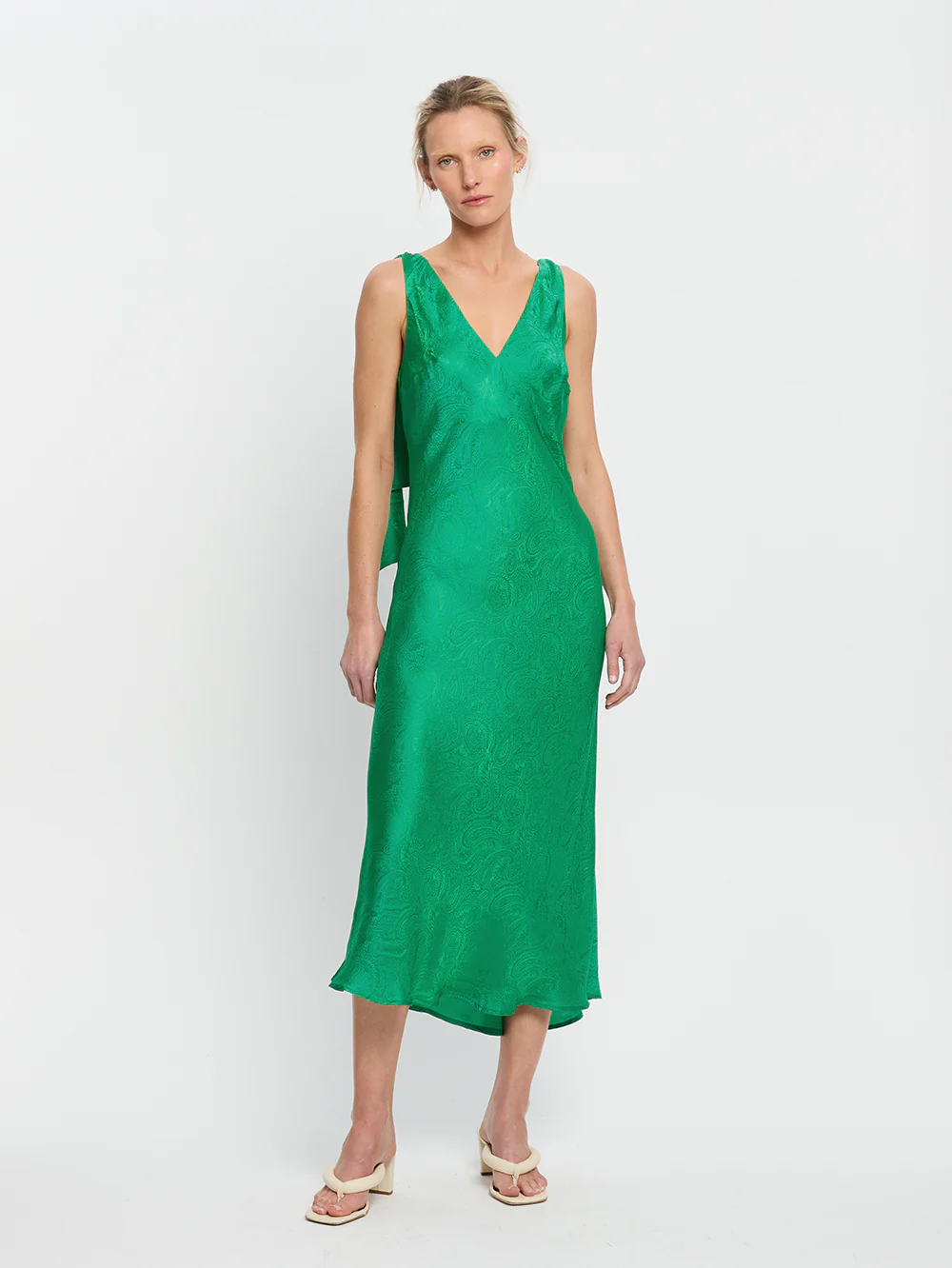 Adriana Silk Maxi Dress - Image 2