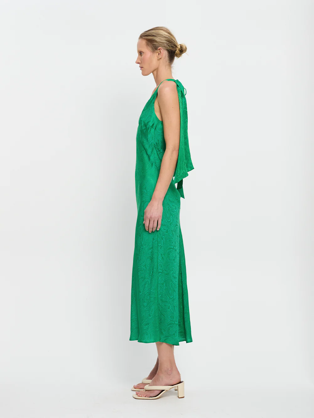 Adriana Silk Maxi Dress - Image 3