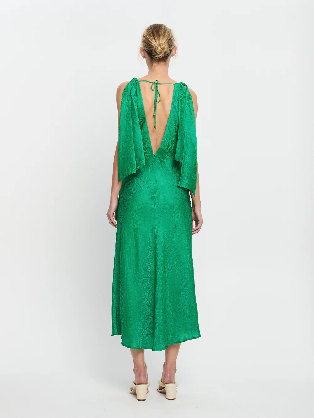 Adriana Silk Maxi Dress - Image 4