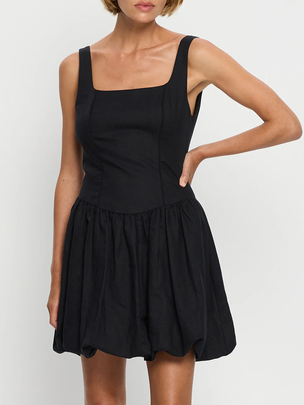 Akari Mini Dress - Black - Image 6