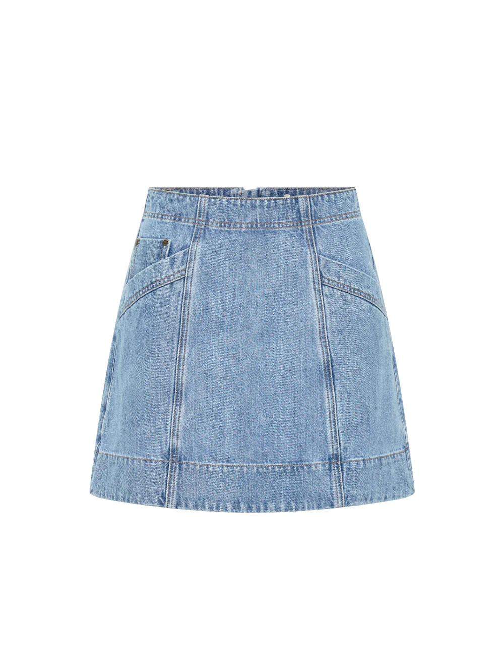 Alba Denim Mini Skirt - Image 7