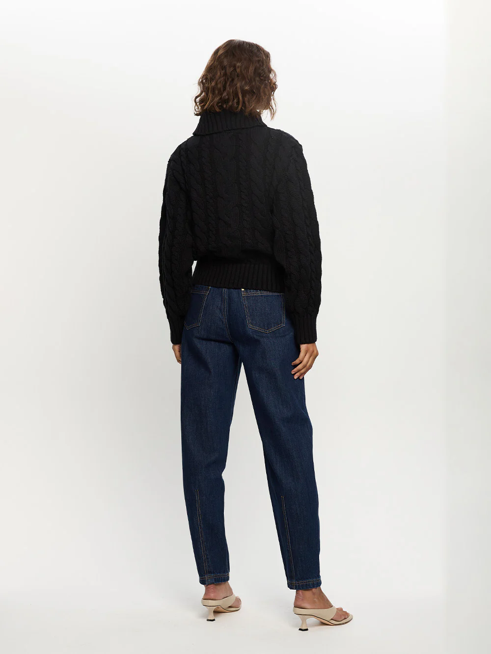 Anya Roll Neck Knit Sweater - Image 4