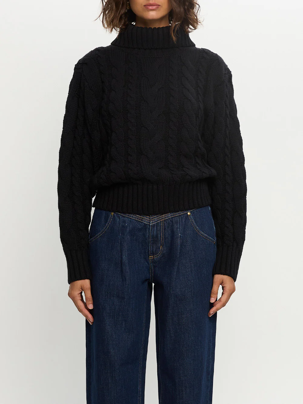 Anya Roll Neck Knit Sweater - Image 6