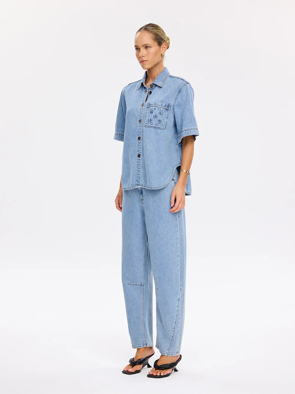 Ariana Denim Shirt - Image 2