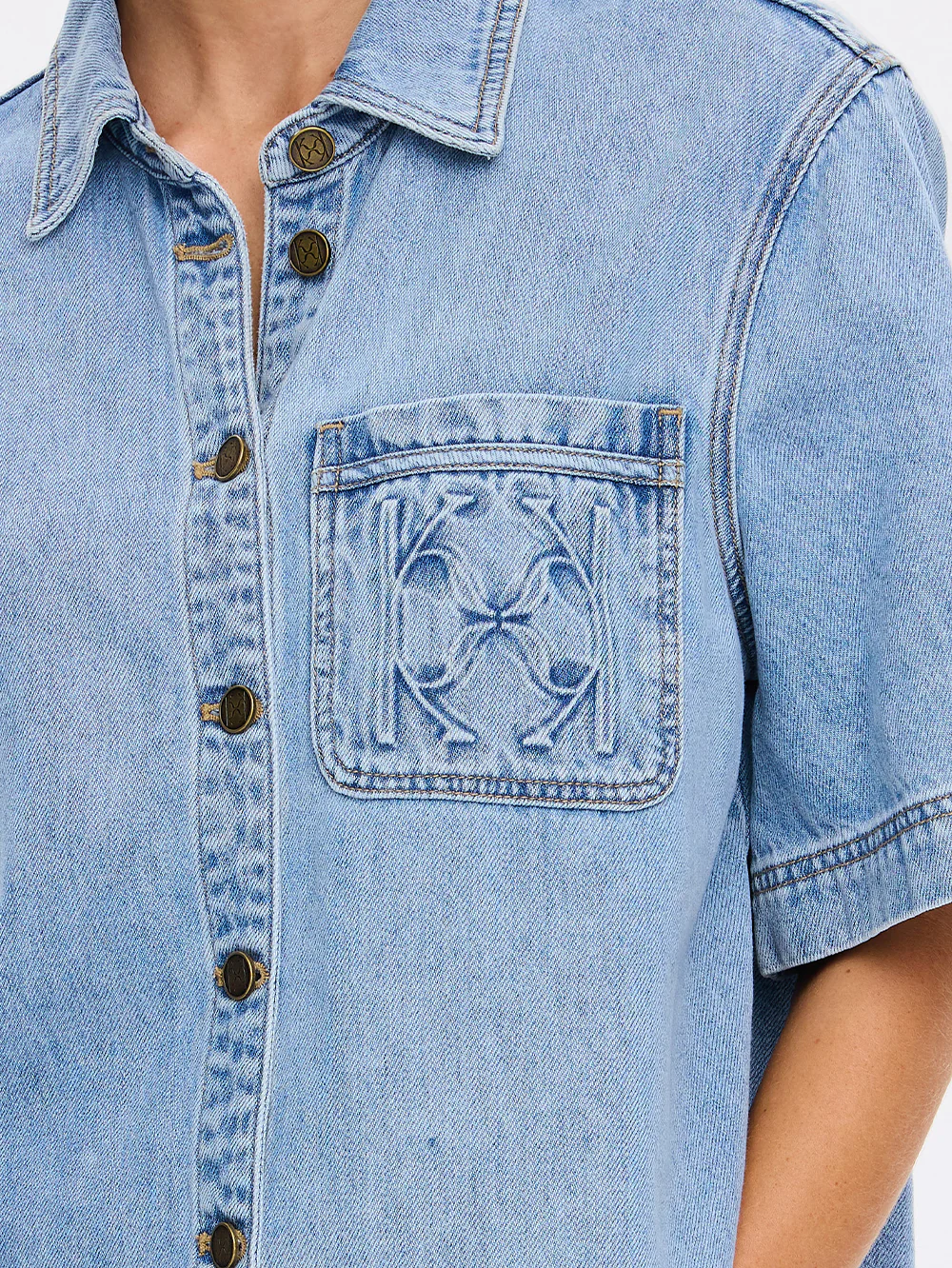 Ariana Denim Shirt - Image 5