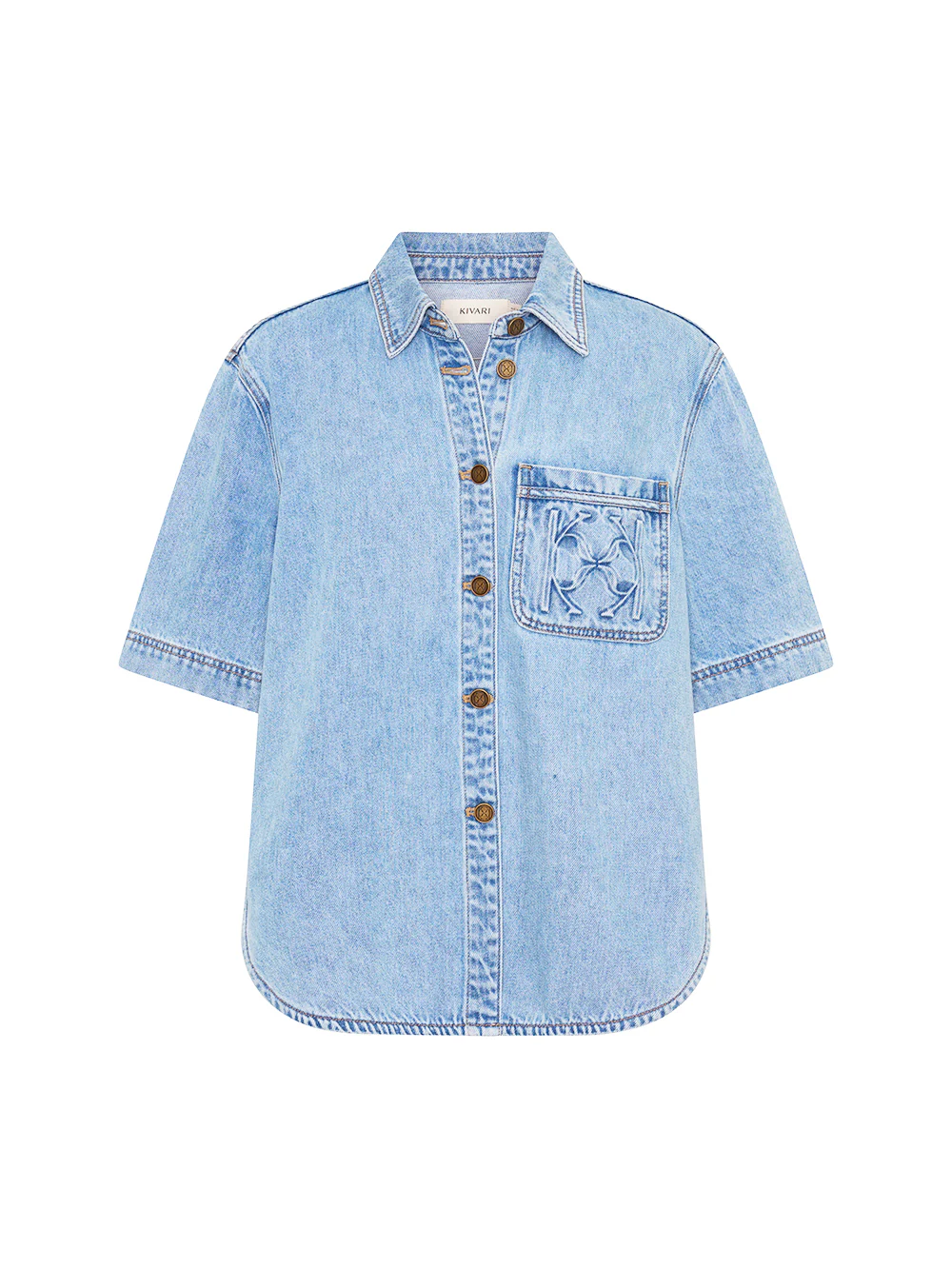 Ariana Denim Shirt - Image 8