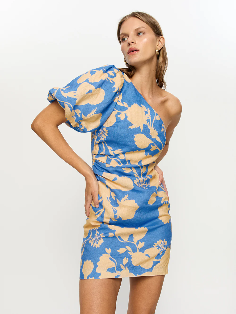 Aurora One Shoulder Mini Dress - Image 4