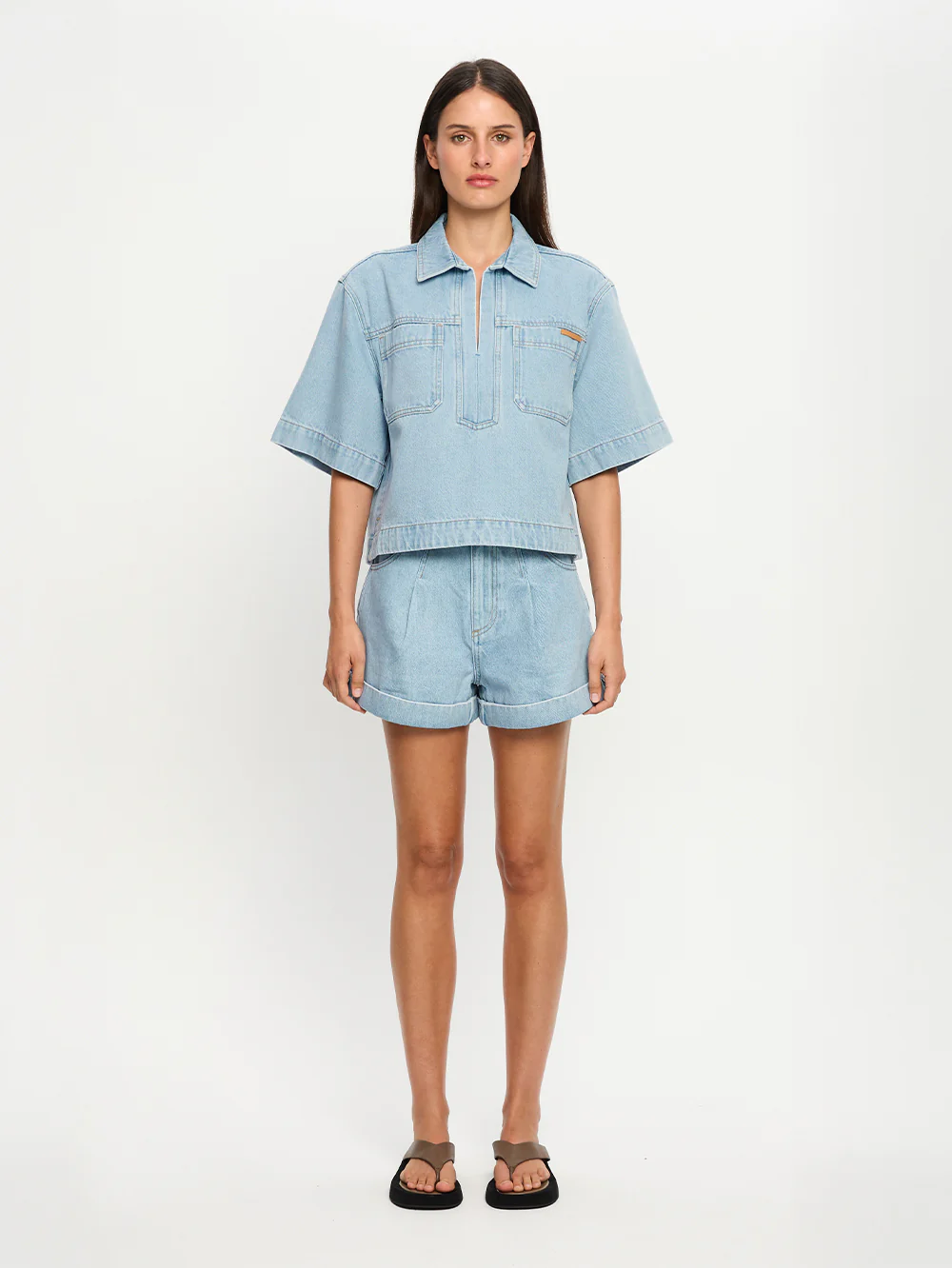 Avery Denim Top - Image 5