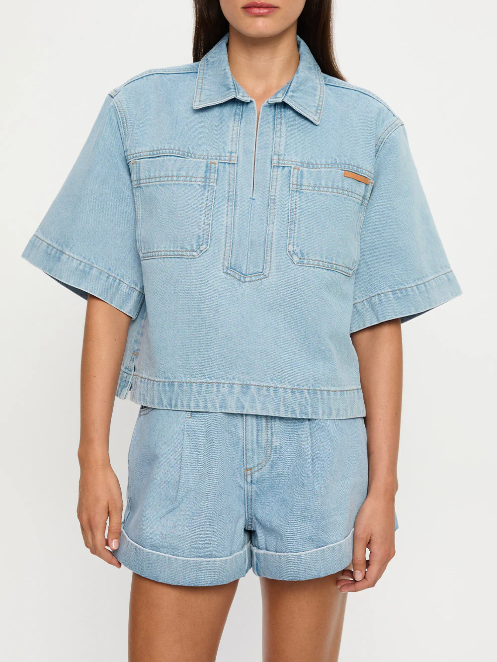 Avery Denim Top - Image 6
