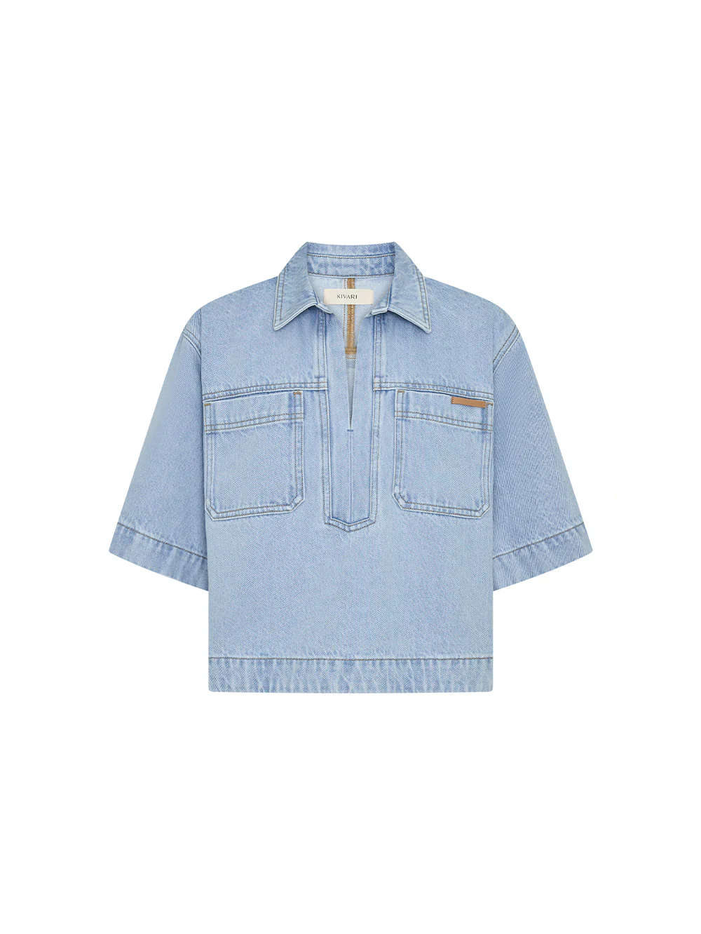 Avery Denim Top - Image 7