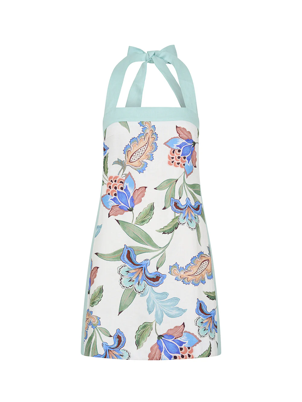 Azure Halter Mini Dress - Image 9