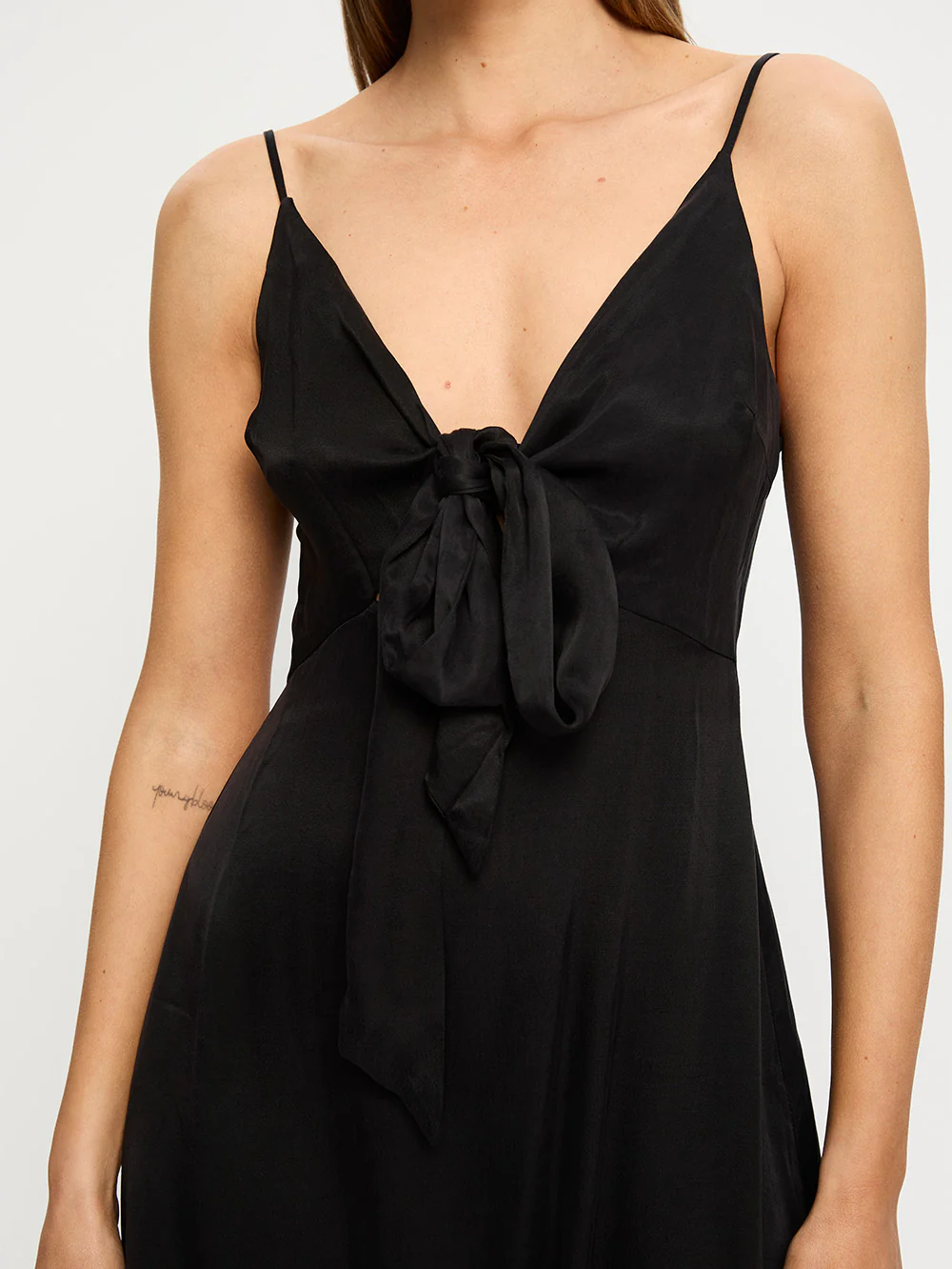 Bianca Tie Front Mini Dress - Image 6