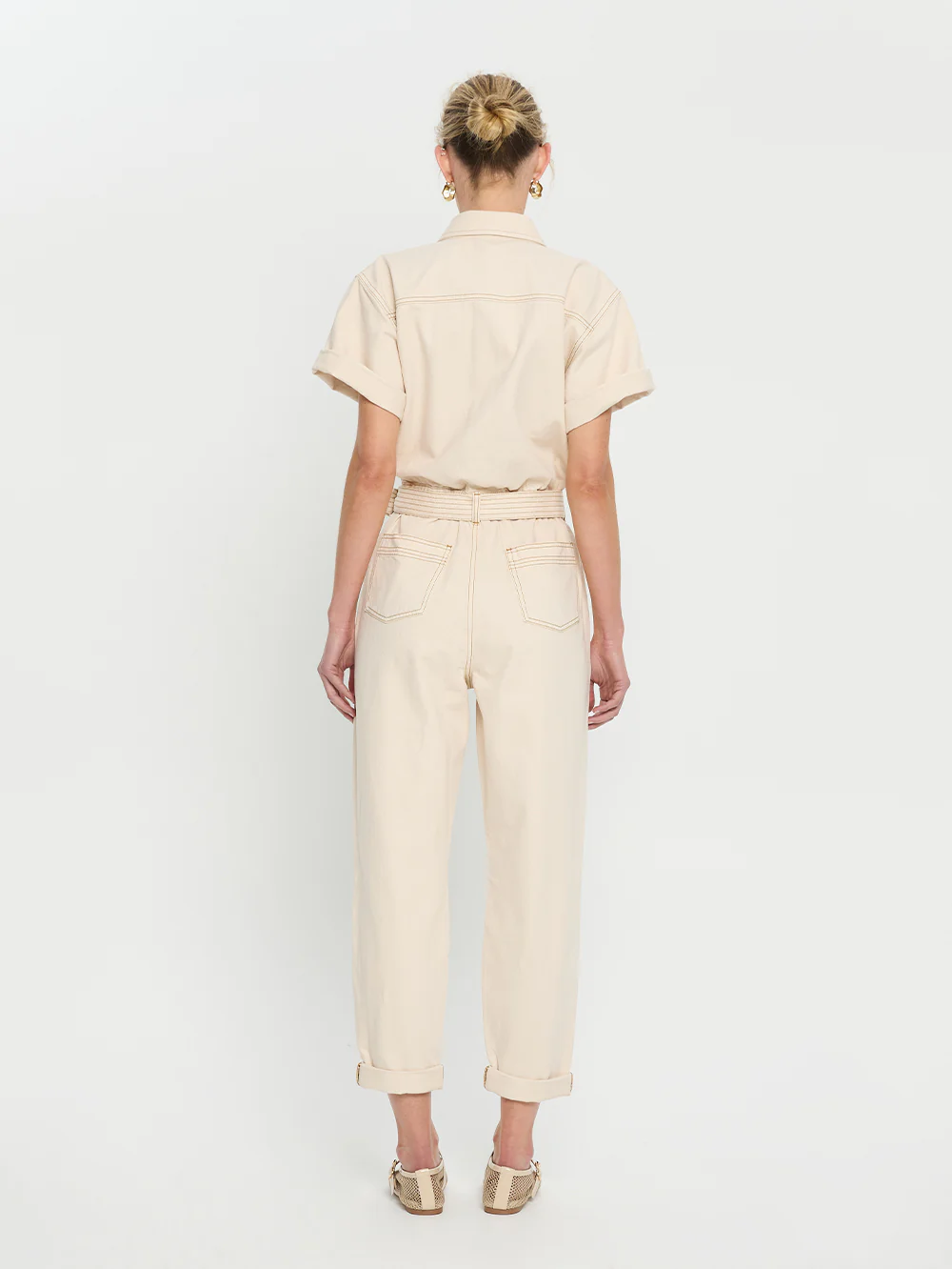 Brae Boilersuit - Cream - Image 5