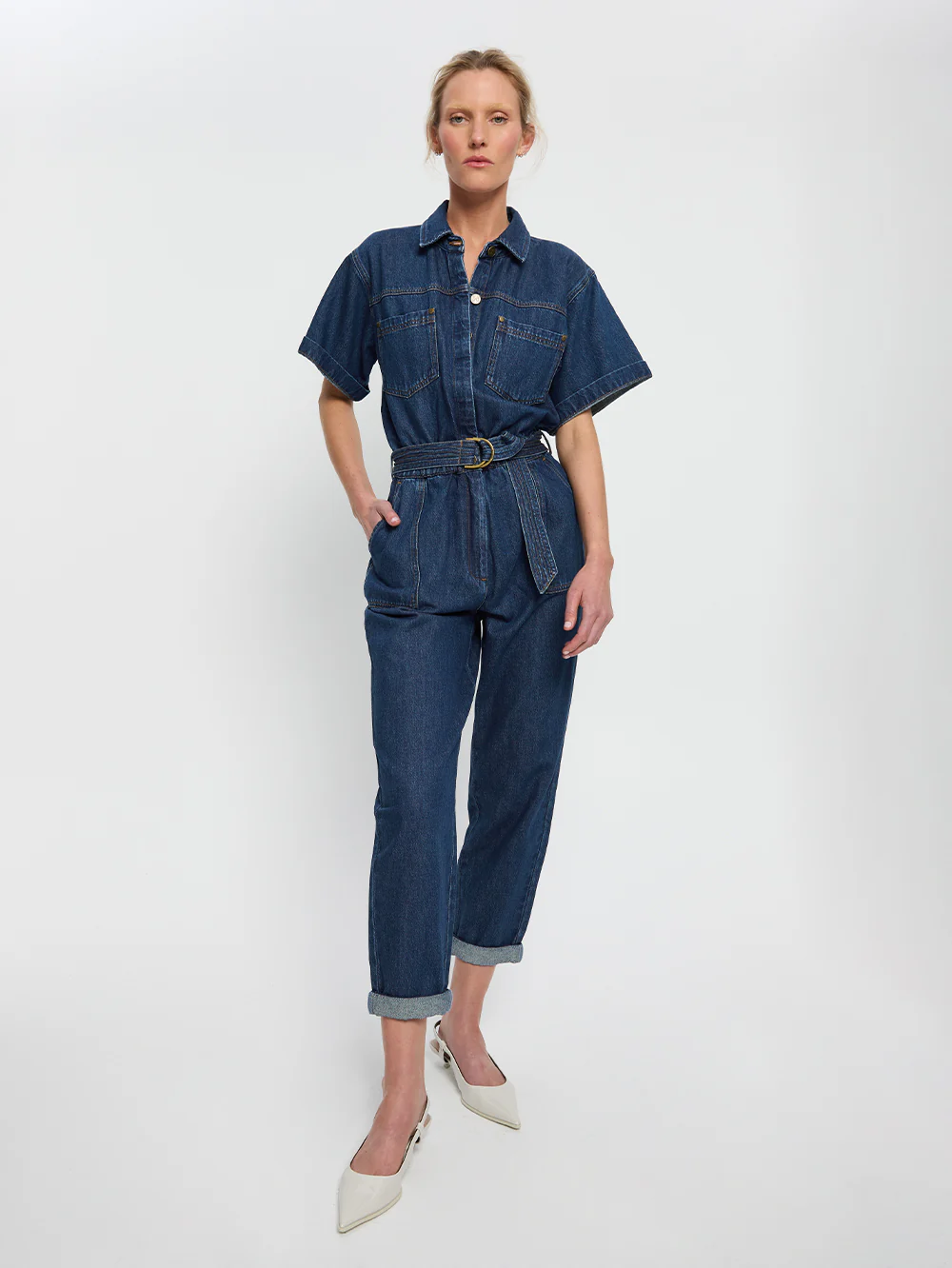 Brae Boilersuit - Indigo - Image 6