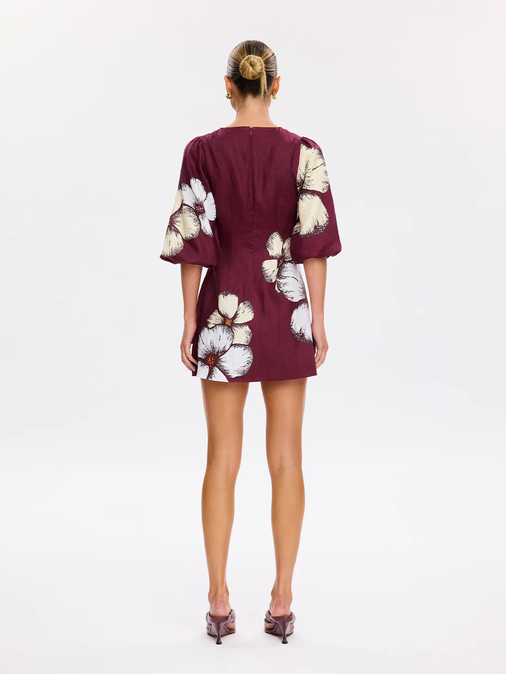 Brodie Tie Front Mini Dress - Image 3