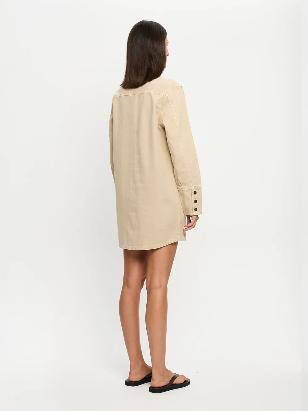 Carla Denim Mini Dress - Image 4