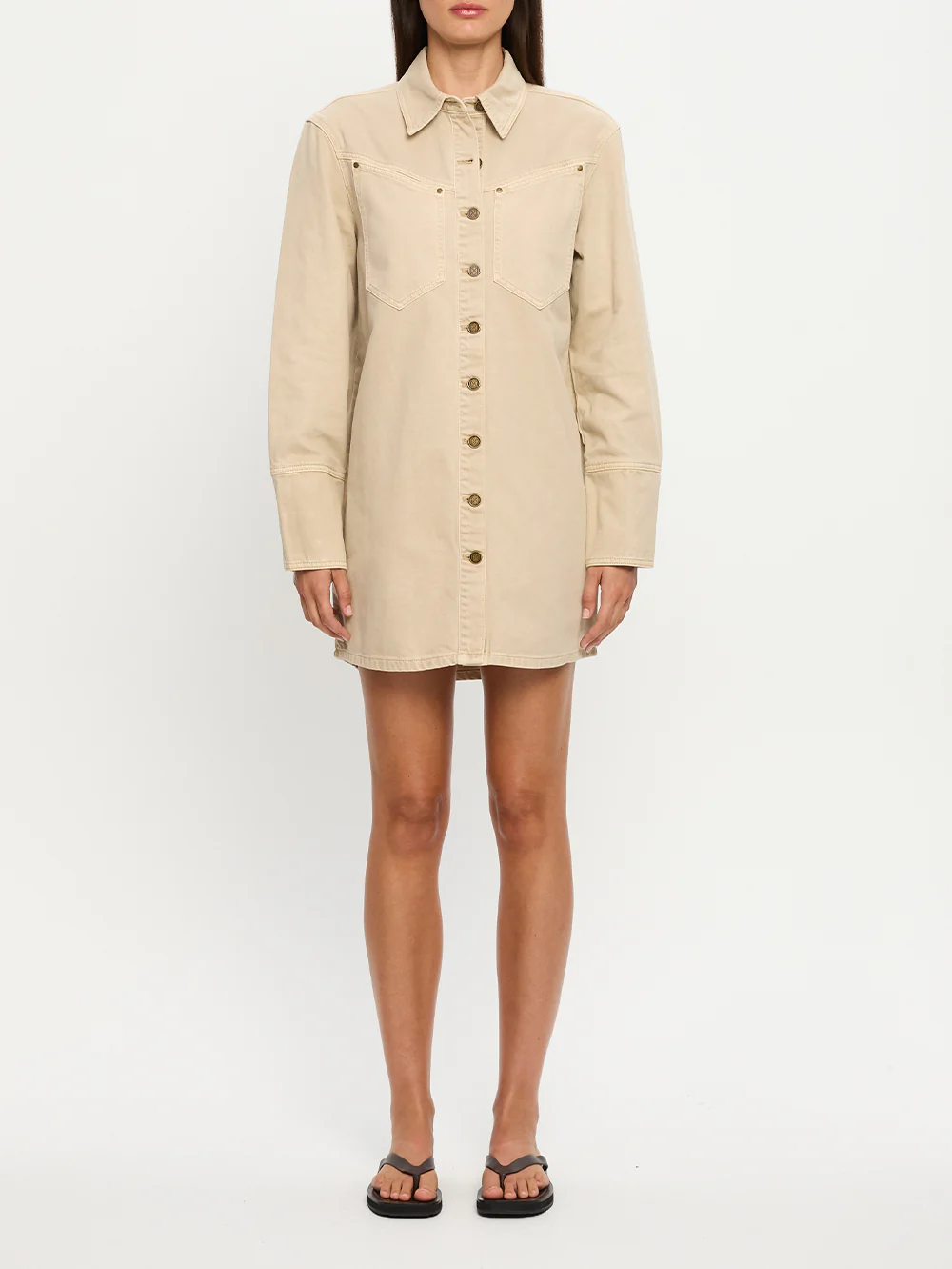 Carla Denim Mini Dress - Image 7