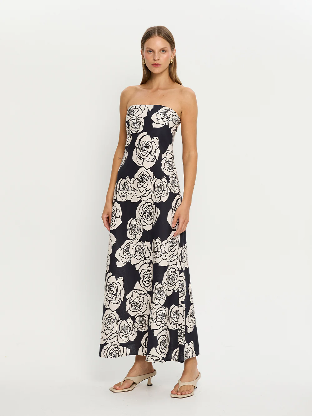 Carmen Strapless Maxi Dress - Image 3