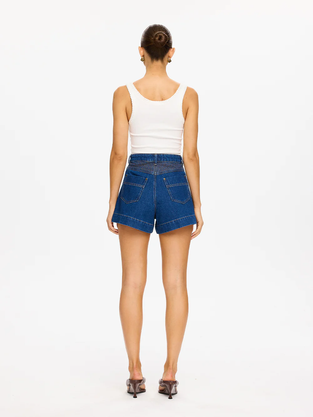 Celene Denim Short - Indigo - Image 4