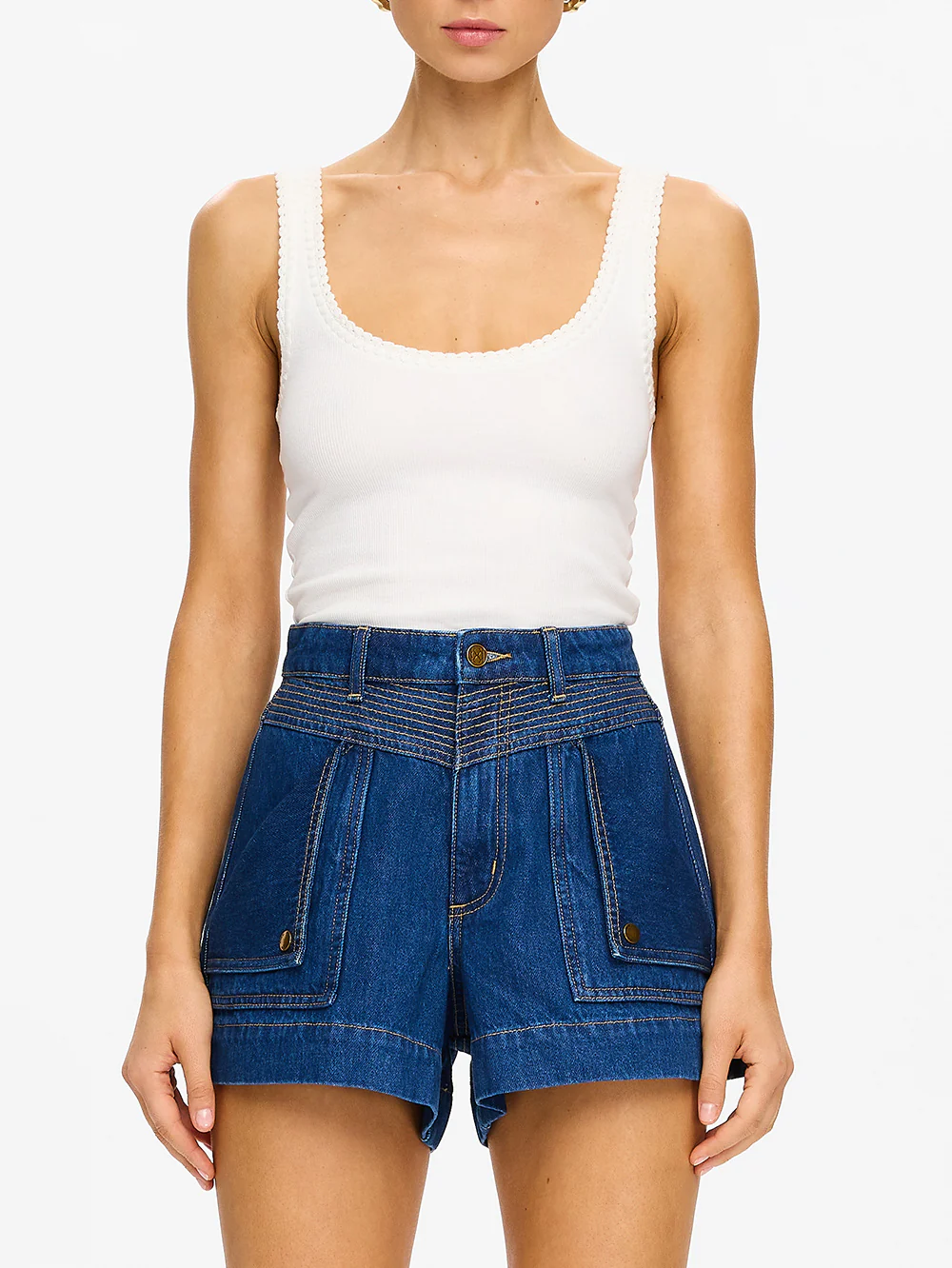 Celene Denim Short - Indigo - Image 6