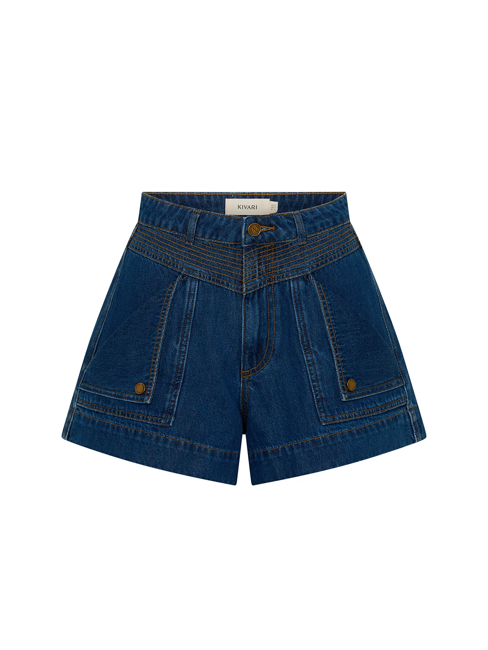 Celene Denim Short - Indigo - Image 8