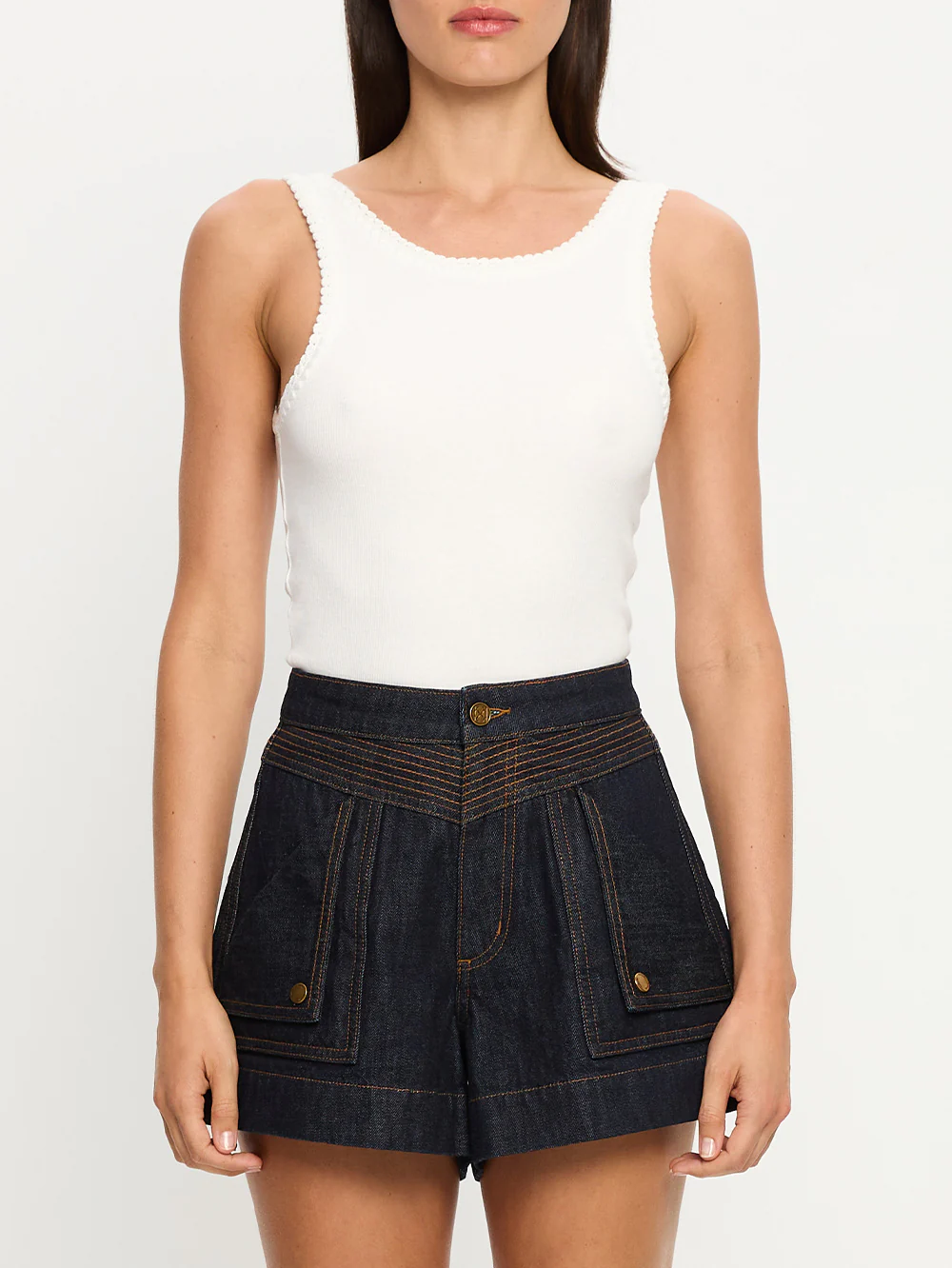 Celene Denim Short - Raw Indigo - Image 6