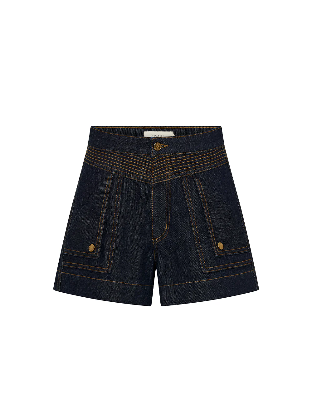 Celene Denim Short - Raw Indigo - Image 8