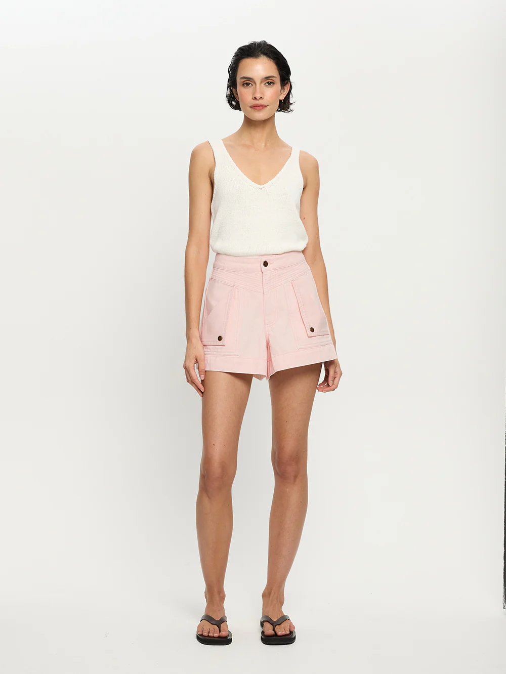 Celene Denim Short - Pink - Image 6