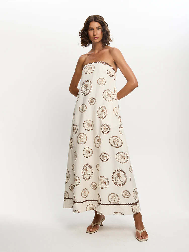 Ciao Strapless Maxi Dress - Image 5