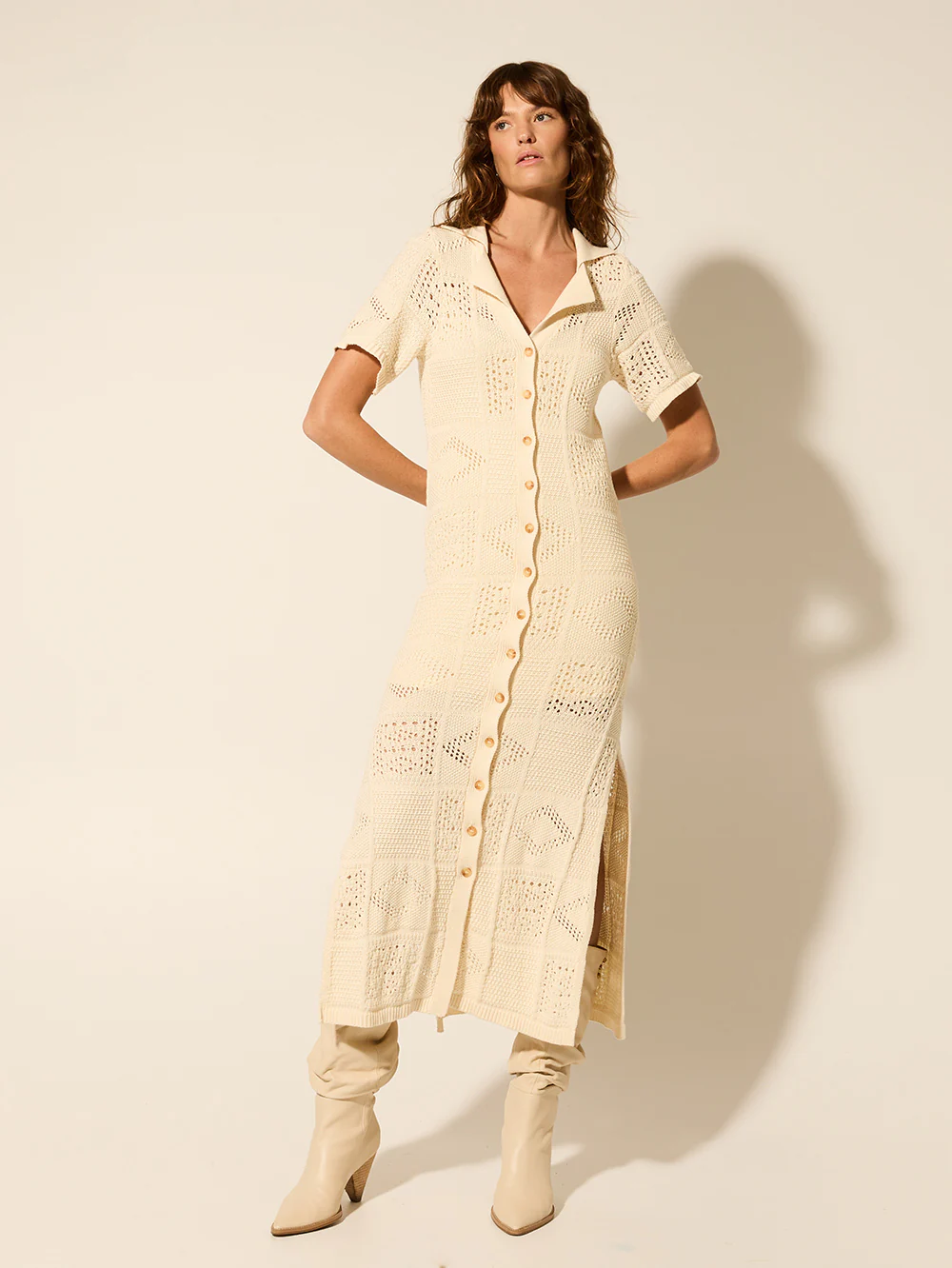 Clementine Collared Midi Dress