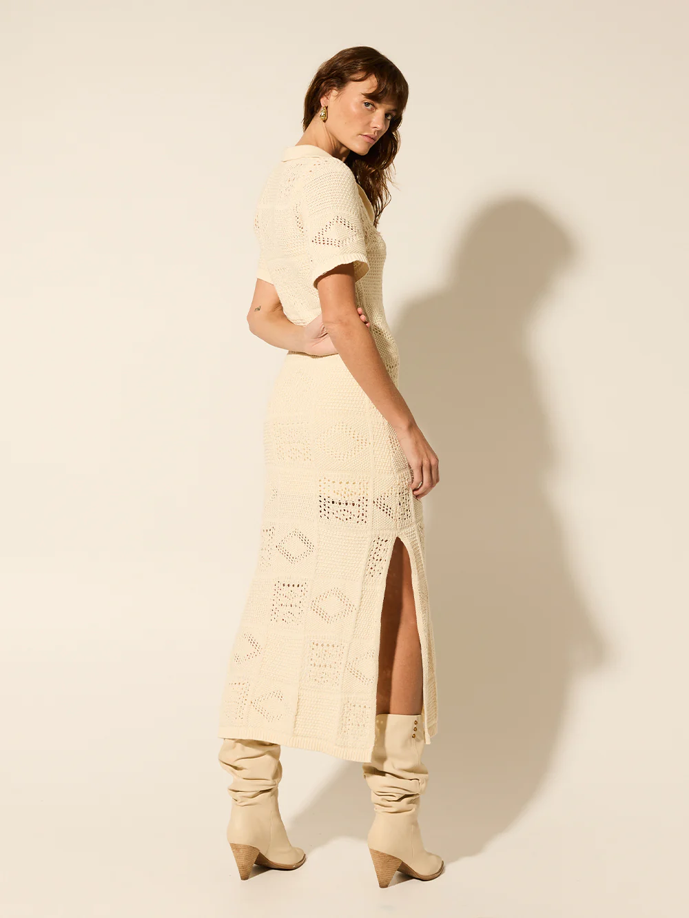 Clementine Collared Midi Dress - Image 4