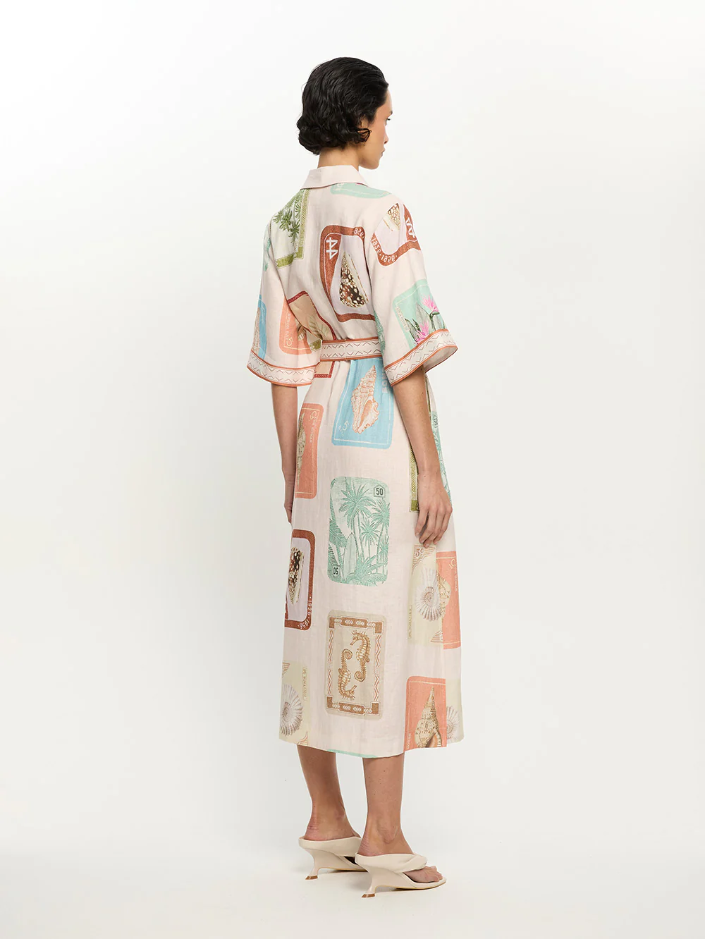 Coastline Shirt Midi Dress - Image 5