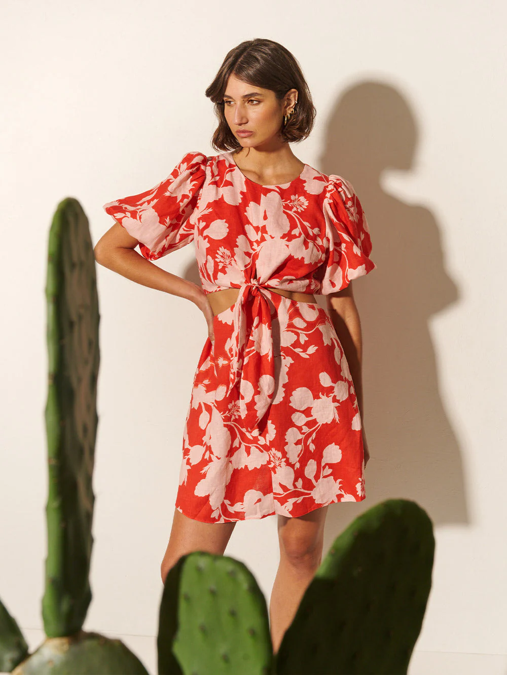 Delfina Cut Out Mini Dress - Image 2