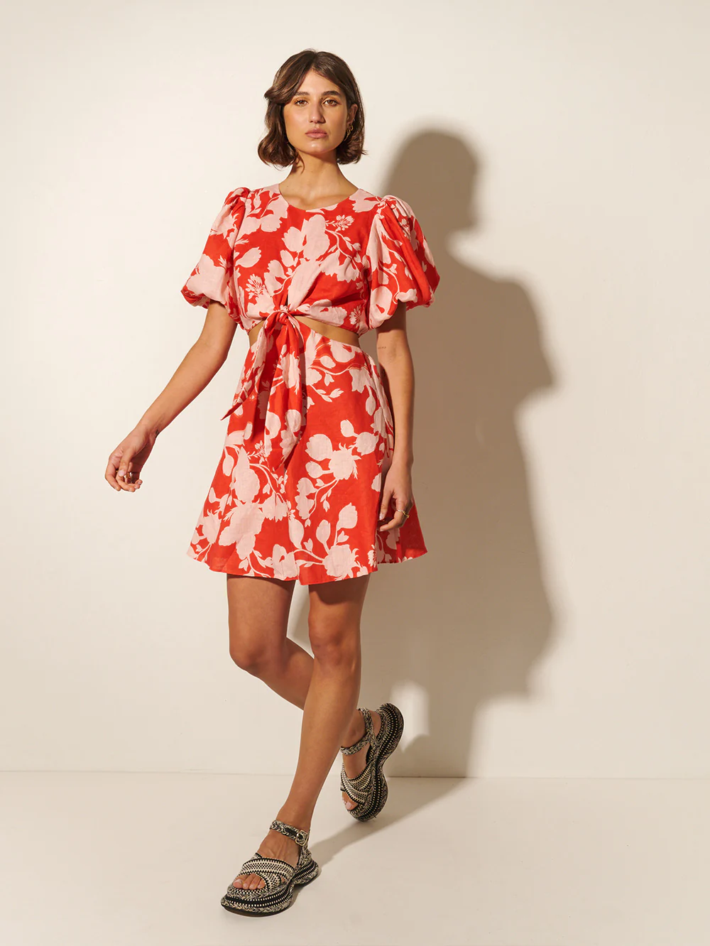 Delfina Cut Out Mini Dress - Image 3