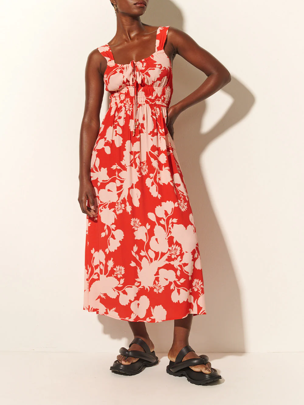 Delfina Strappy Midi Dress - Image 2