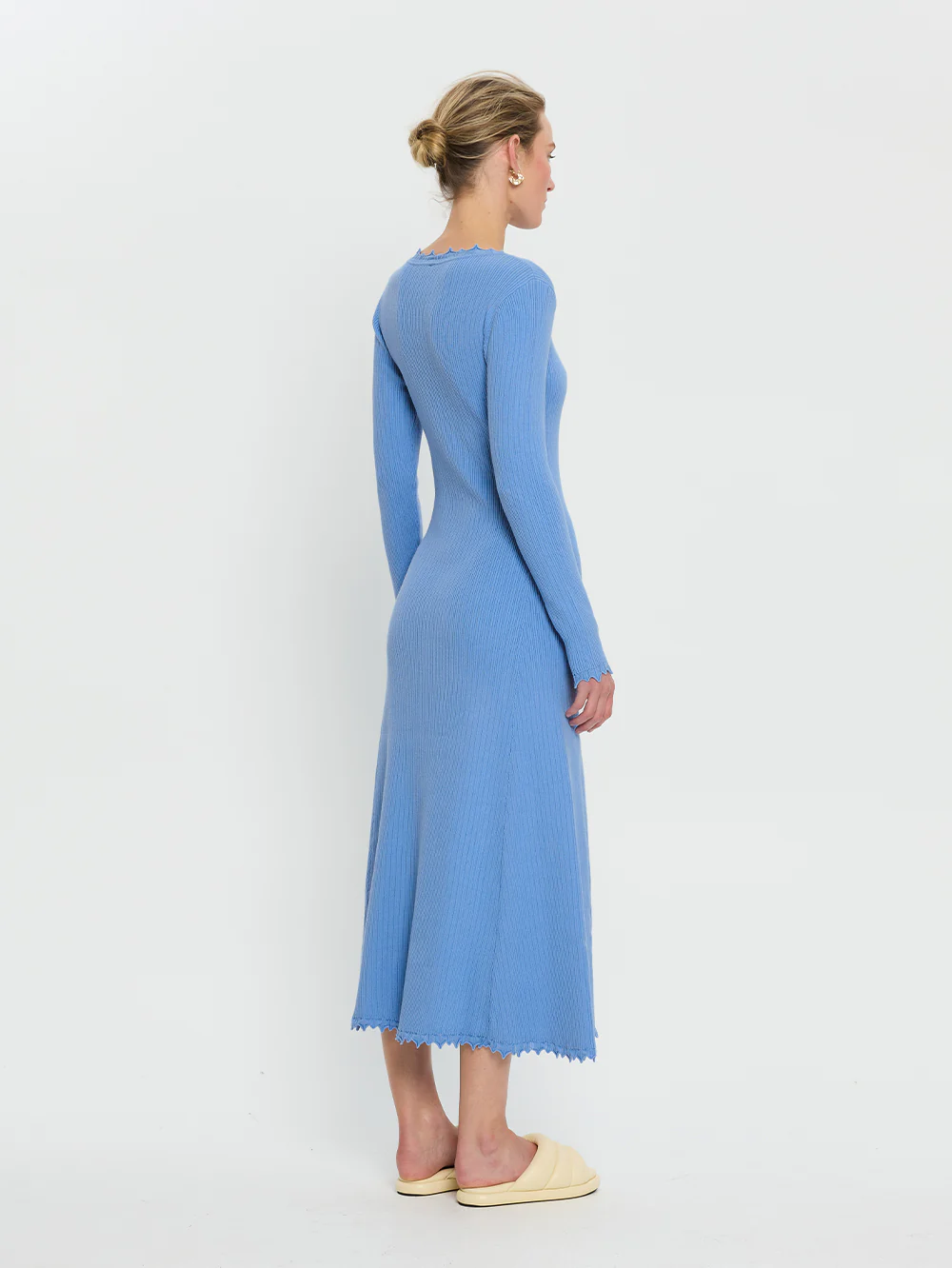 Diana Knit Dress - Blue - Image 2