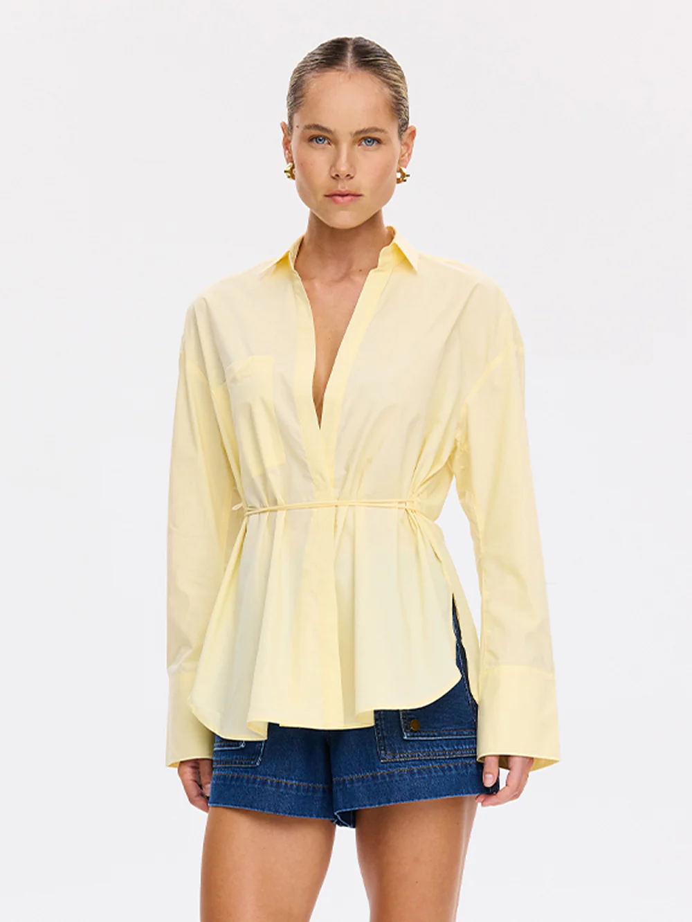 Drew Tie Back Shirt