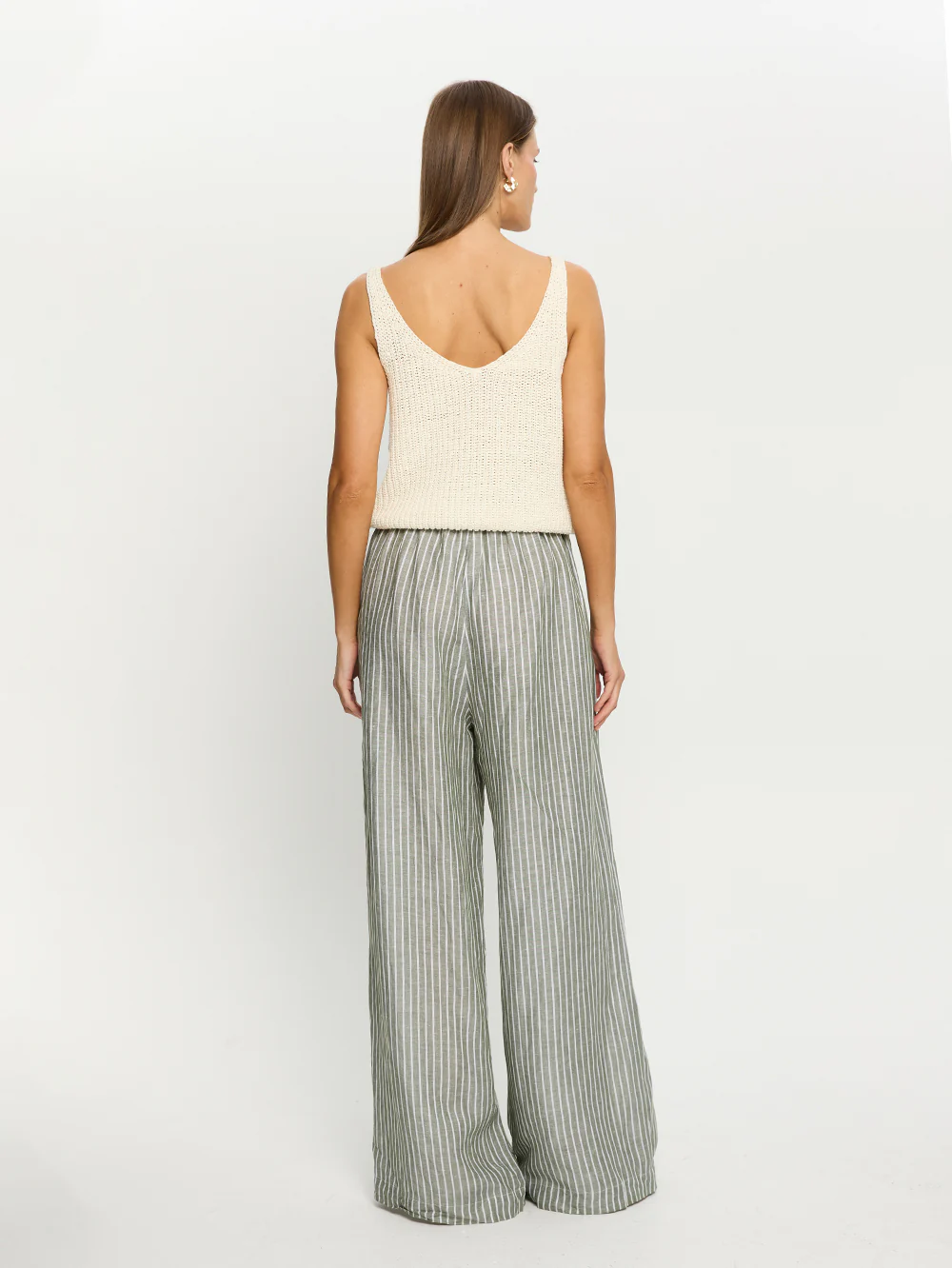 Elara Pant - Green Stripe - Image 4
