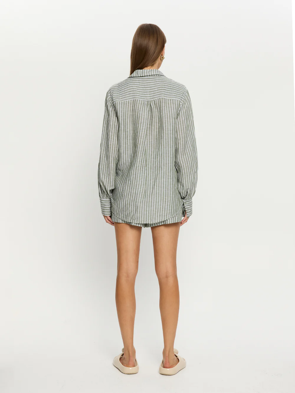 Elara Short - Green Stripe - Image 3