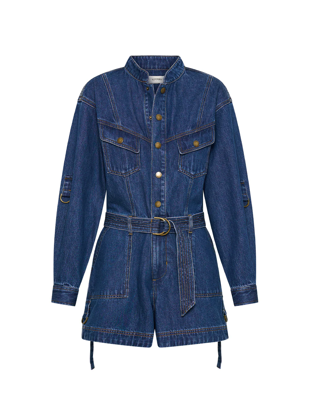 Elena Denim Playsuit - Image 8