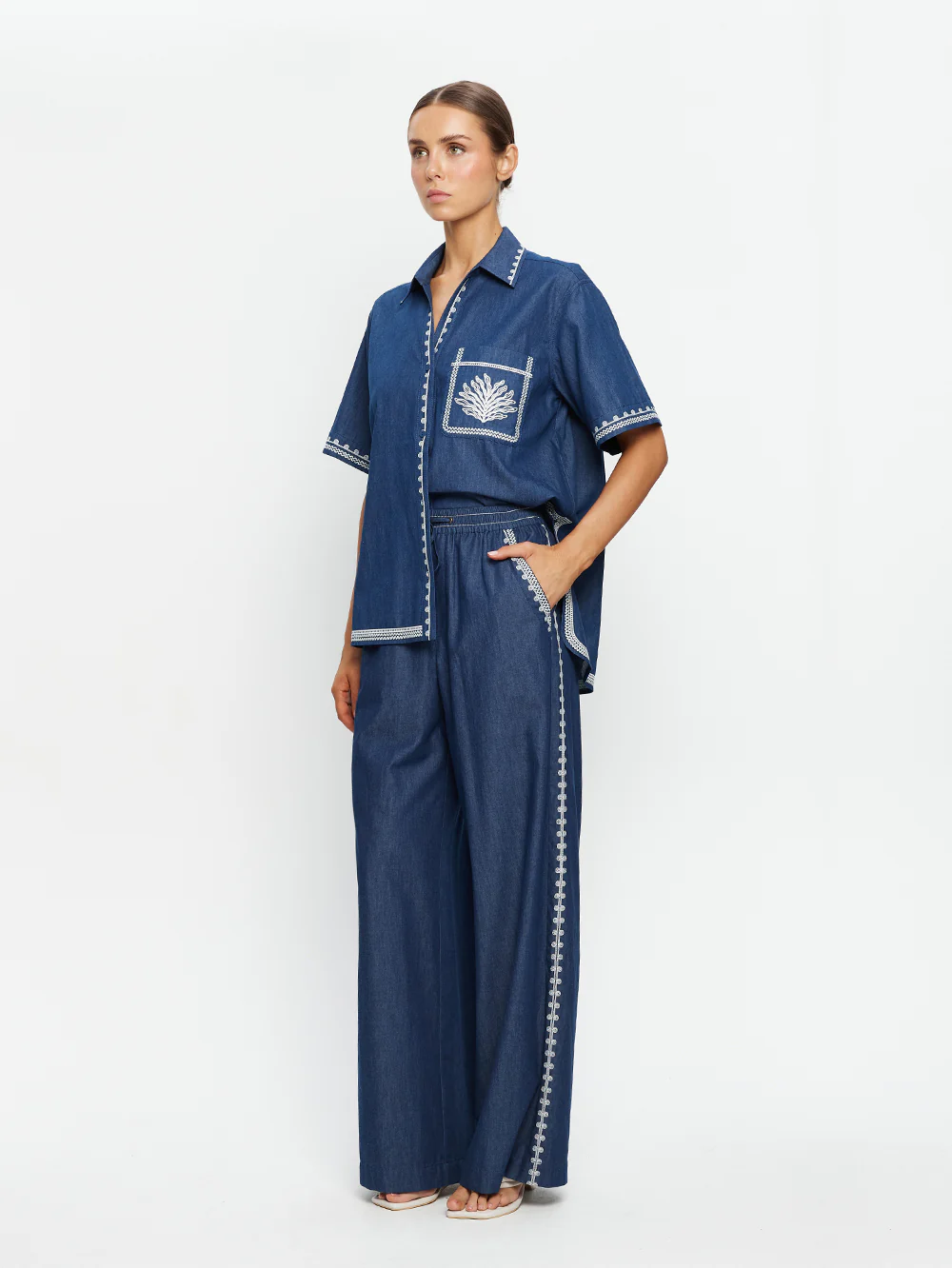 Emile Chambray Pant - Image 2