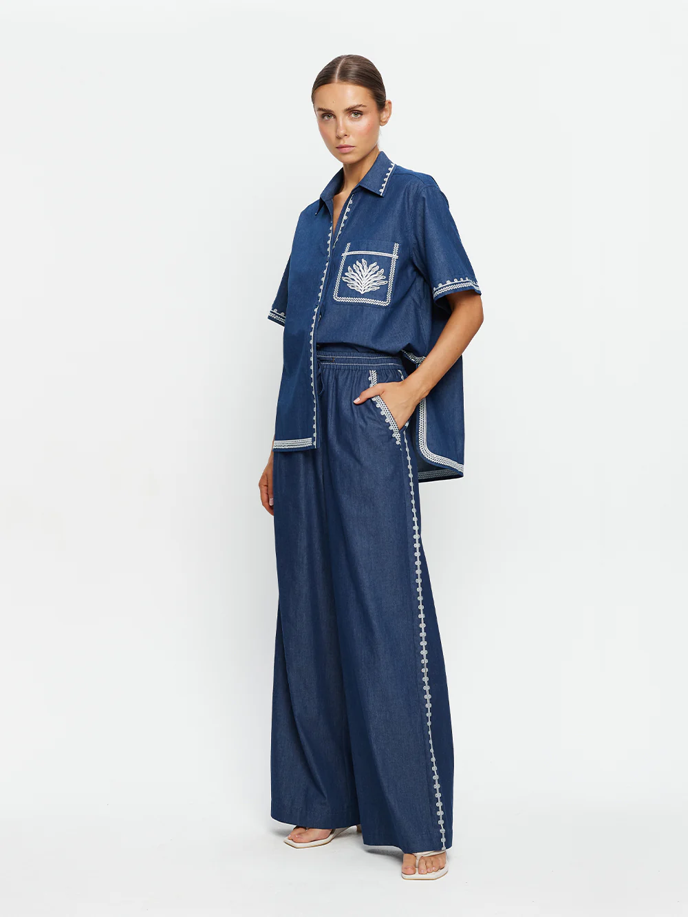Emile Chambray Pant - Image 6