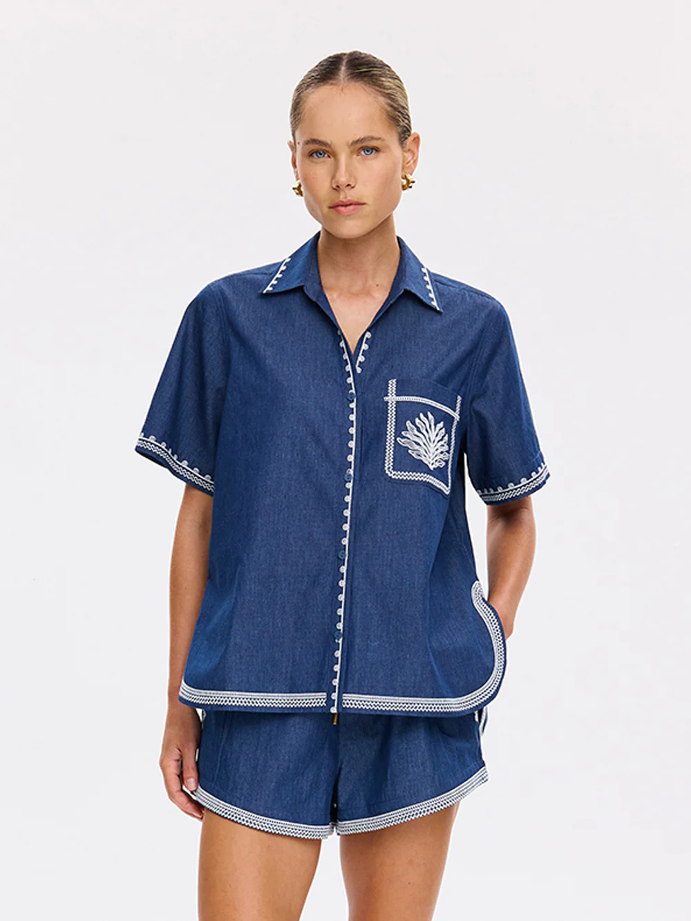 Emile Chambray Shirt - Image 8
