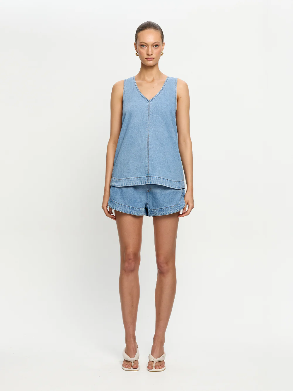 Emilie Denim Top - Image 6