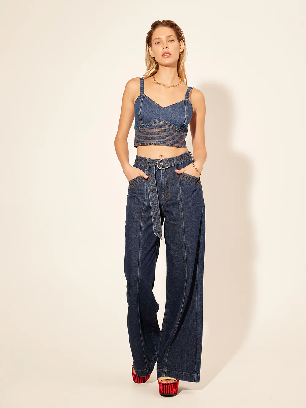Emily Denim Top - Image 3