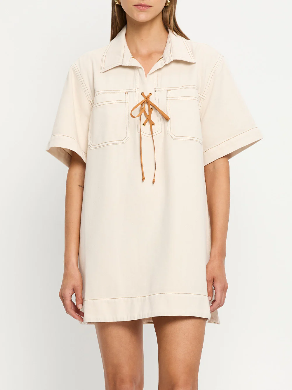 Evie Denim Dress - Image 6