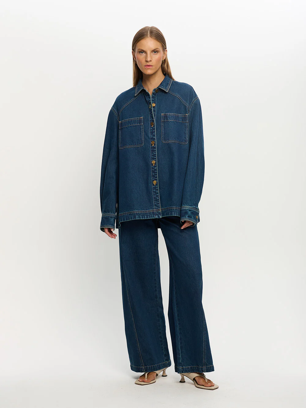 Evie Denim Shirt - Image 2