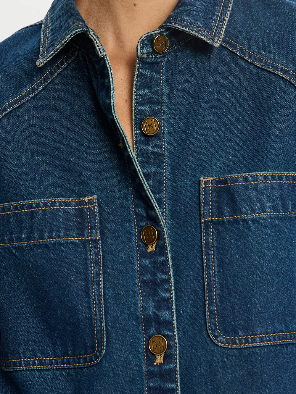 Evie Denim Shirt - Image 5