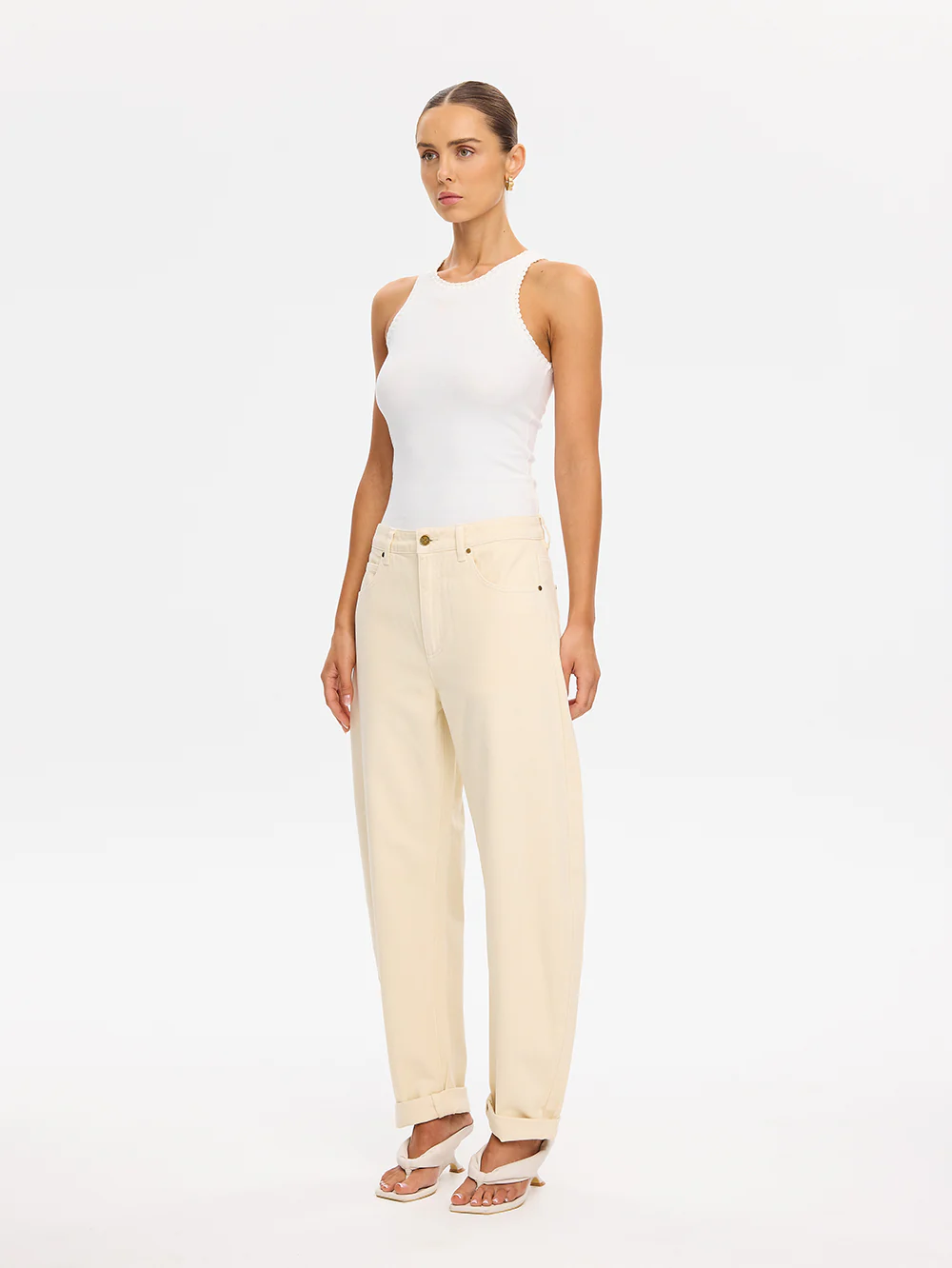 Evita Denim Barrel Jean - Image 3