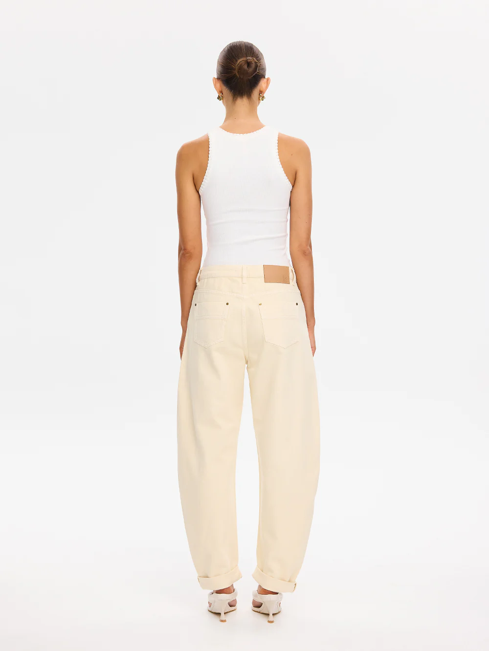 Evita Denim Barrel Jean - Image 4